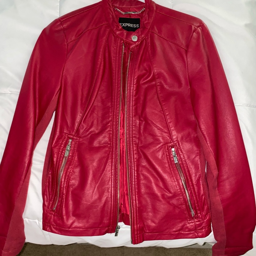 Express leather jacket